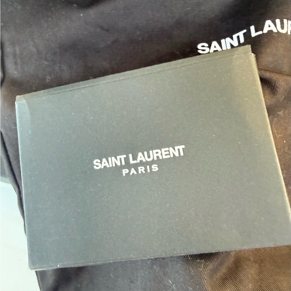 Authentic Saint Laurent Anja 105 Black Patent Leather Pumps Size 7.5 - Picture 13 of 14